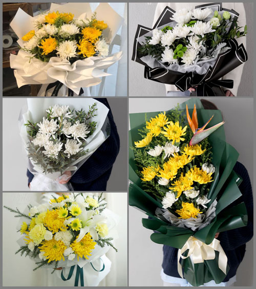 四川成都彭州市濛阳镇白事花束代送